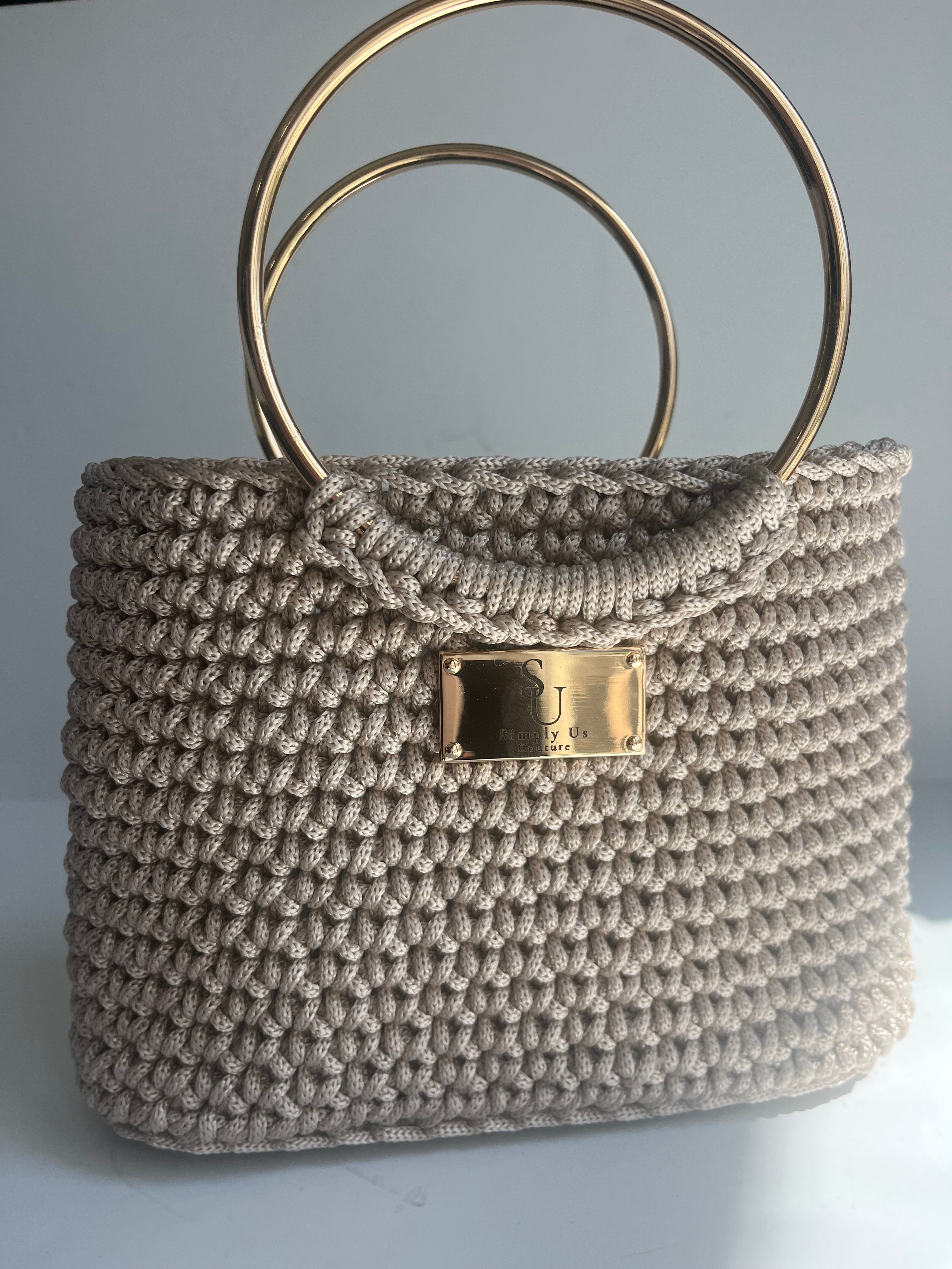 Luxe Small Crochet Purse