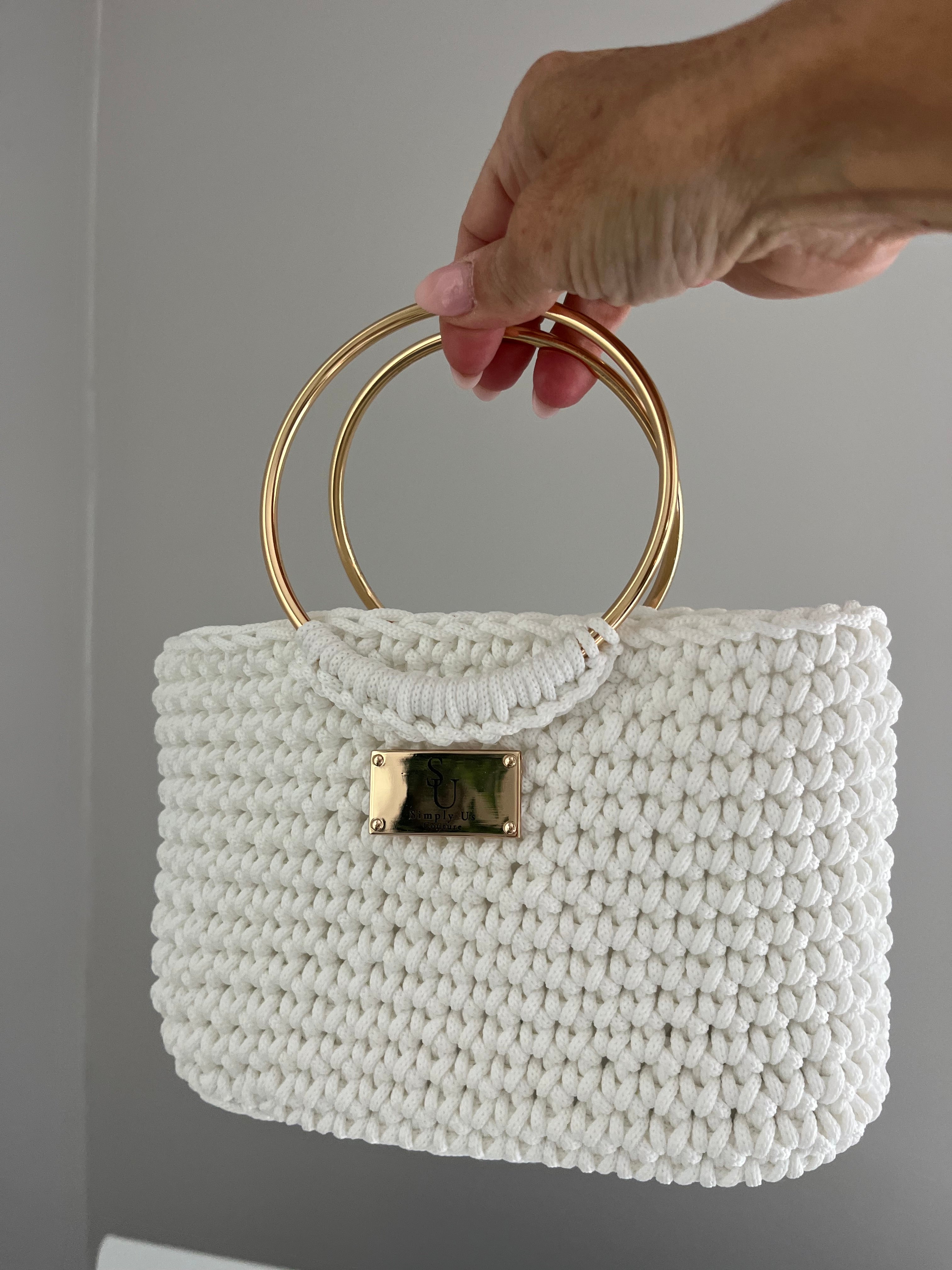 Luxe Small Crochet Purse