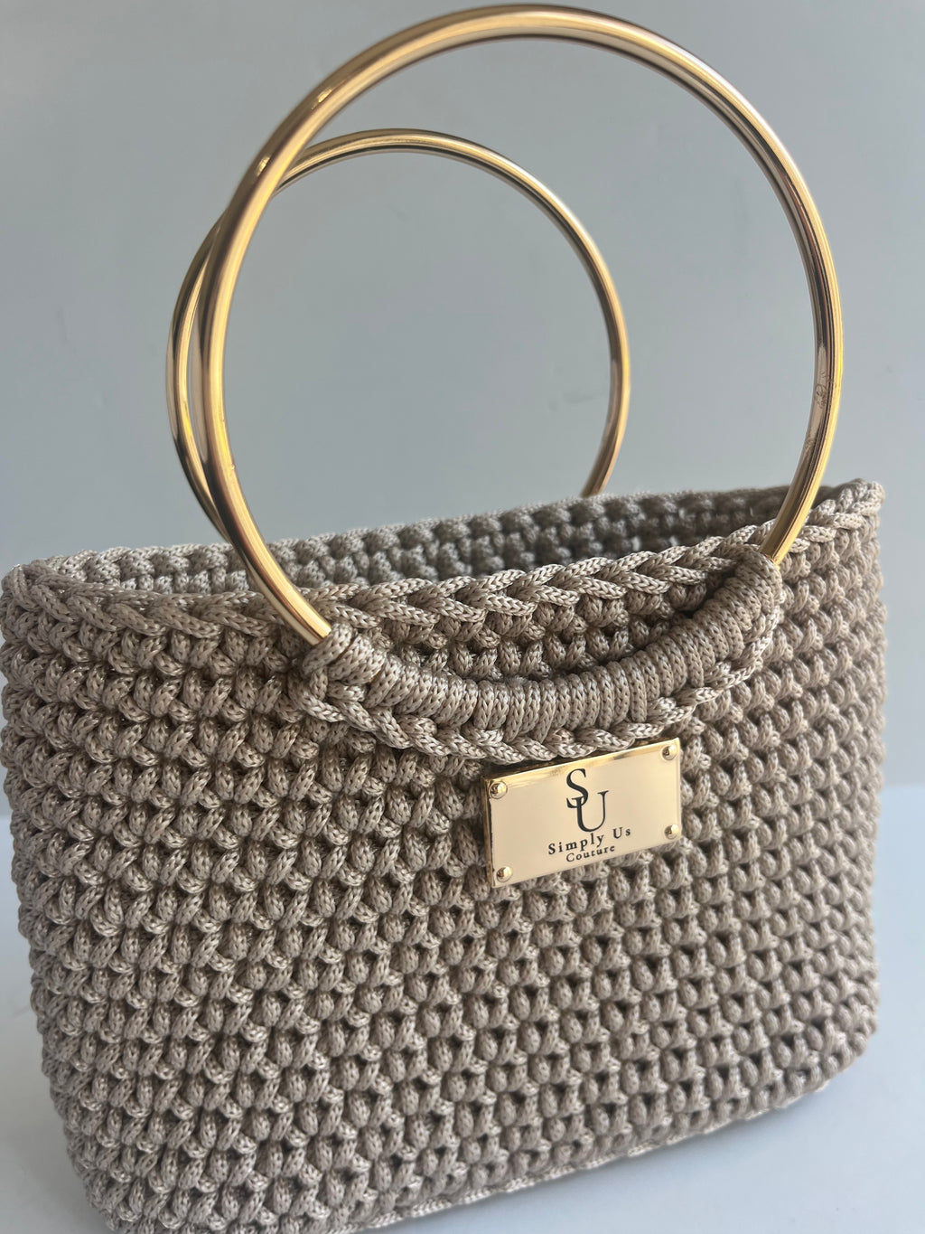 Luxe Small Crochet Purse