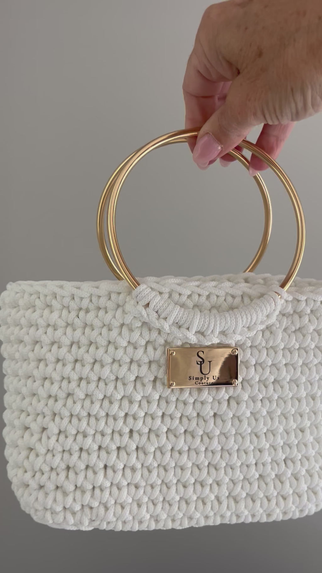Luxe Small Crochet Purse