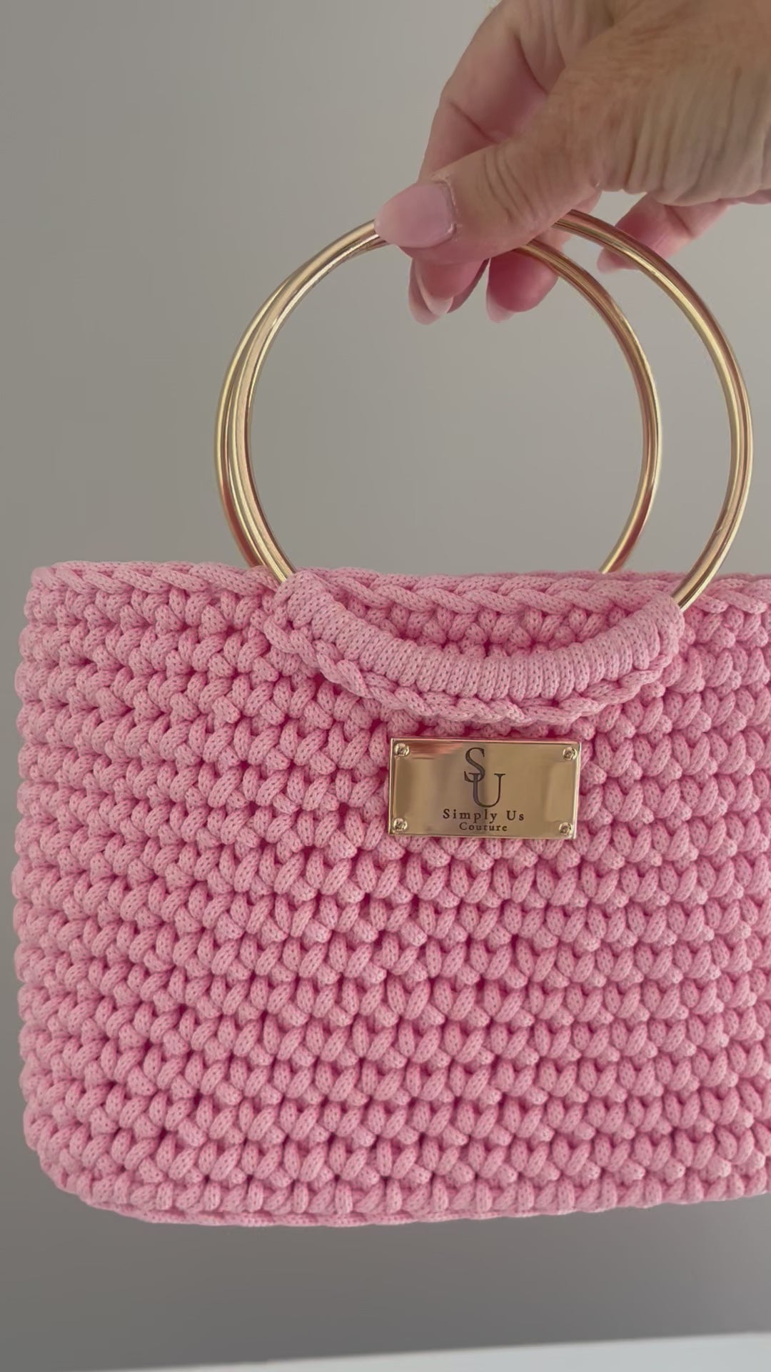 Luxe Small Crochet Purse
